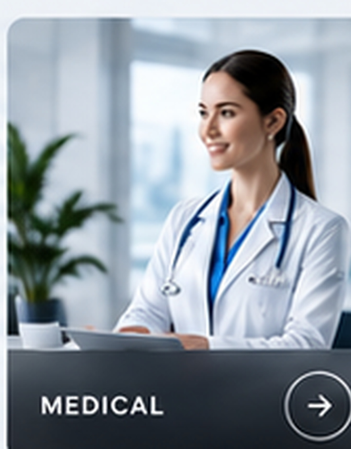 Medical website concept